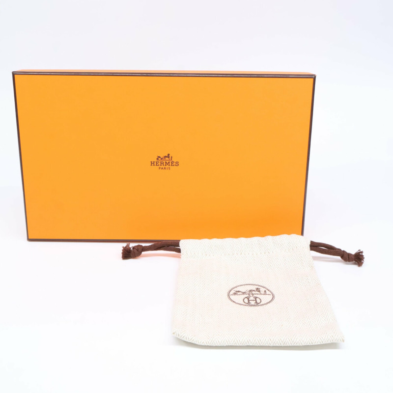 愛馬仕 B 字壓紋 Epsom 皮革 Nap to Go 皮夾單肩包,淺黃色,女士款-8