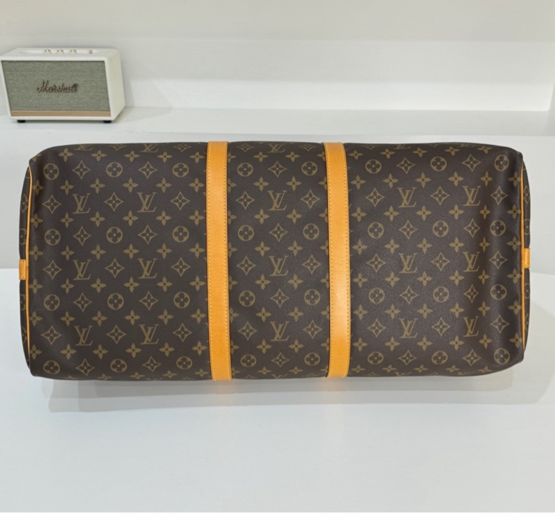【稀有背帶款💗】 LV Keepall 60 背帶款 旅行袋 (專櫃10.6萬)-6