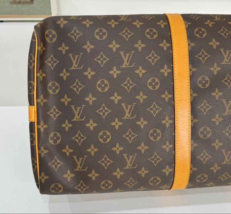 【稀有背帶款💗】 LV Keepall 60 背帶款 旅行袋 (專櫃10.6萬)-7