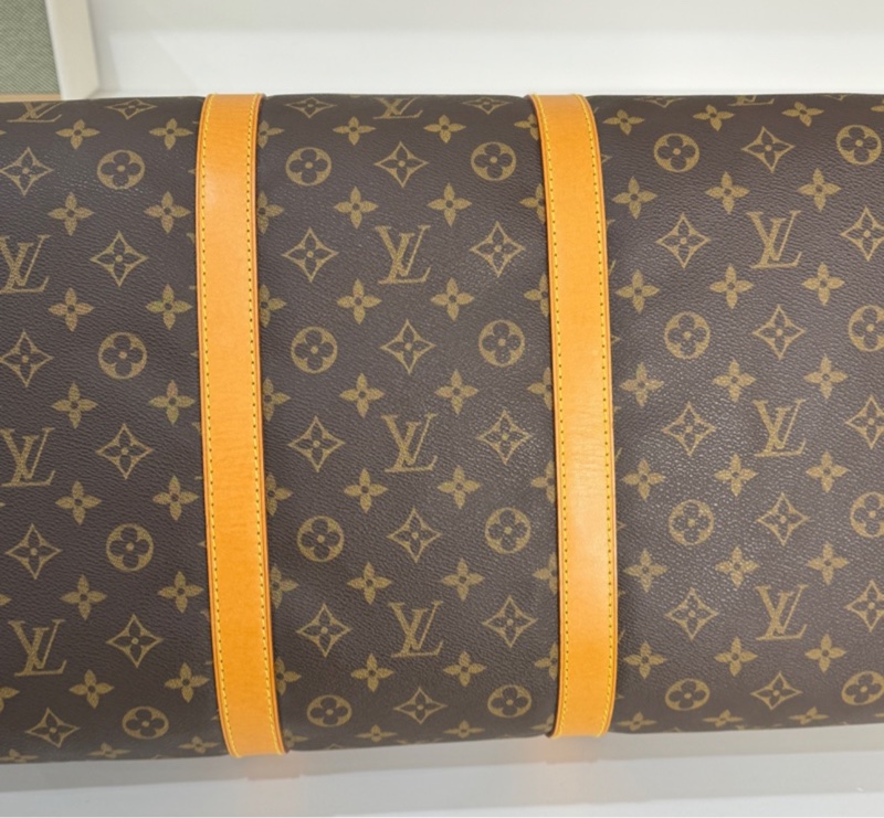 【稀有背帶款💗】 LV Keepall 60 背帶款 旅行袋 (專櫃10.6萬)-8