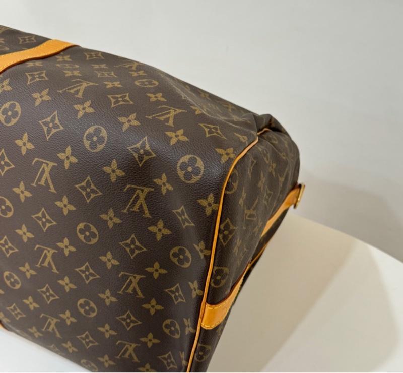 【稀有背帶款💗】 LV Keepall 60 背帶款 旅行袋 (專櫃10.6萬)-12