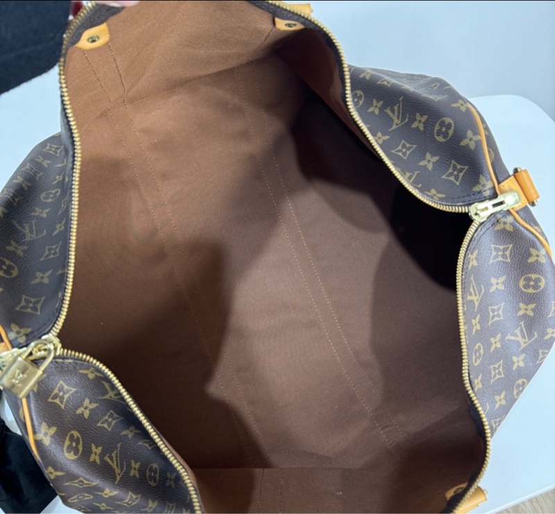 【稀有背帶款💗】 LV Keepall 60 背帶款 旅行袋 (專櫃10.6萬)-14