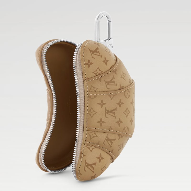 LV 全新 Croissant 可頌 牛角麵包 包包吊飾 掛飾 零錢包 M01858-1