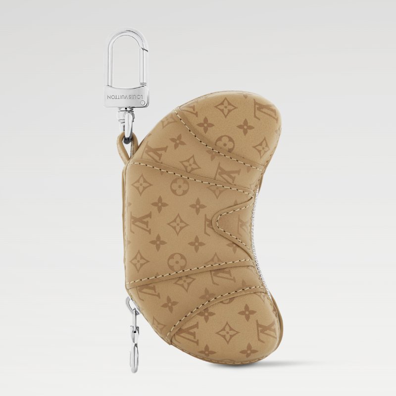 LV 全新 Croissant 可頌 牛角麵包 包包吊飾 掛飾 零錢包 M01858-2