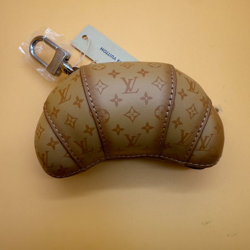 LV 全新 Croissant 可頌 牛角麵包 包包吊飾 掛飾 零錢包 M01858-3