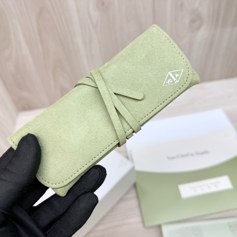 VCA 18K玫瑰金紅玉隨5枚四葉幸運圖案VCARP7RP00-13