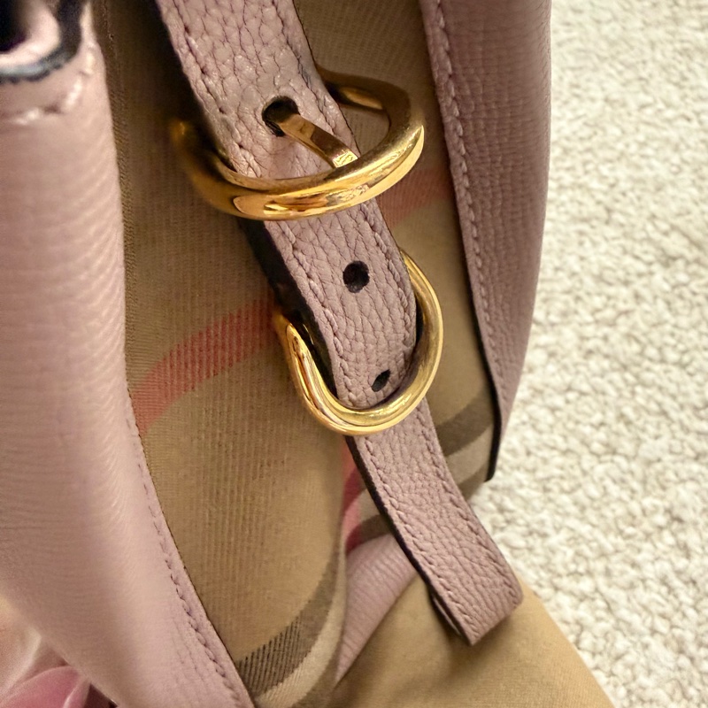 Burberry 乾燥玫瑰色斜背包💓-5
