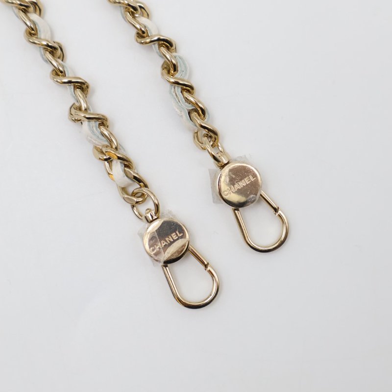 CHANEL 粒面牛皮迷你後背包 - 白金-16