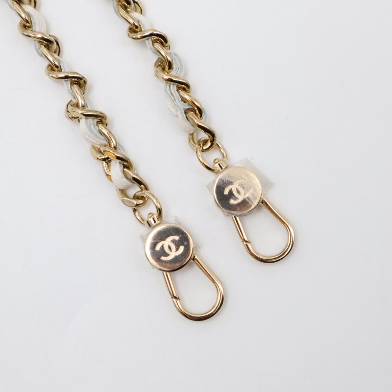 CHANEL 粒面牛皮迷你後背包 - 白金-17