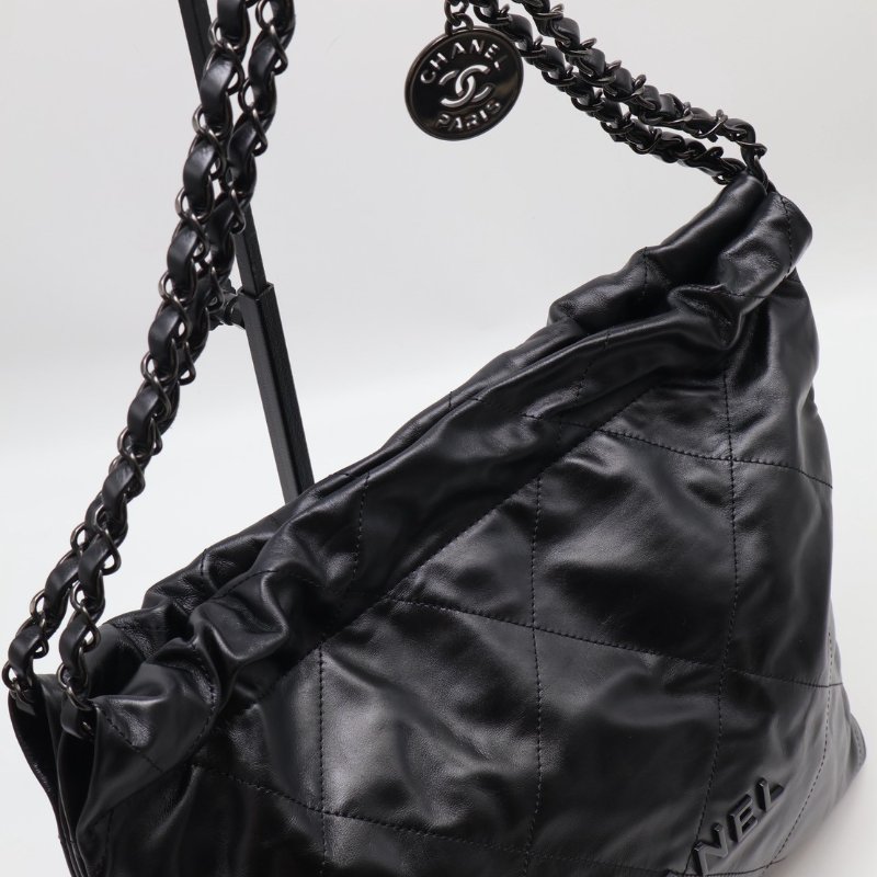 CHANEL 22 Bag - 小號so black-4