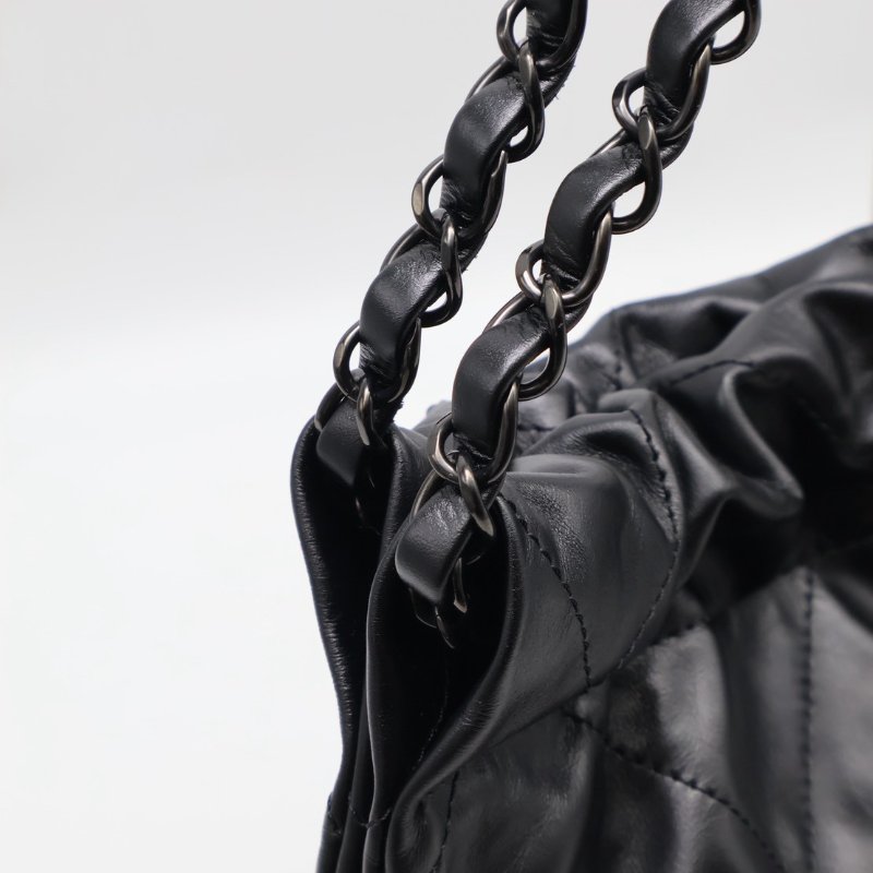 CHANEL 22 Bag - 小號so black-5