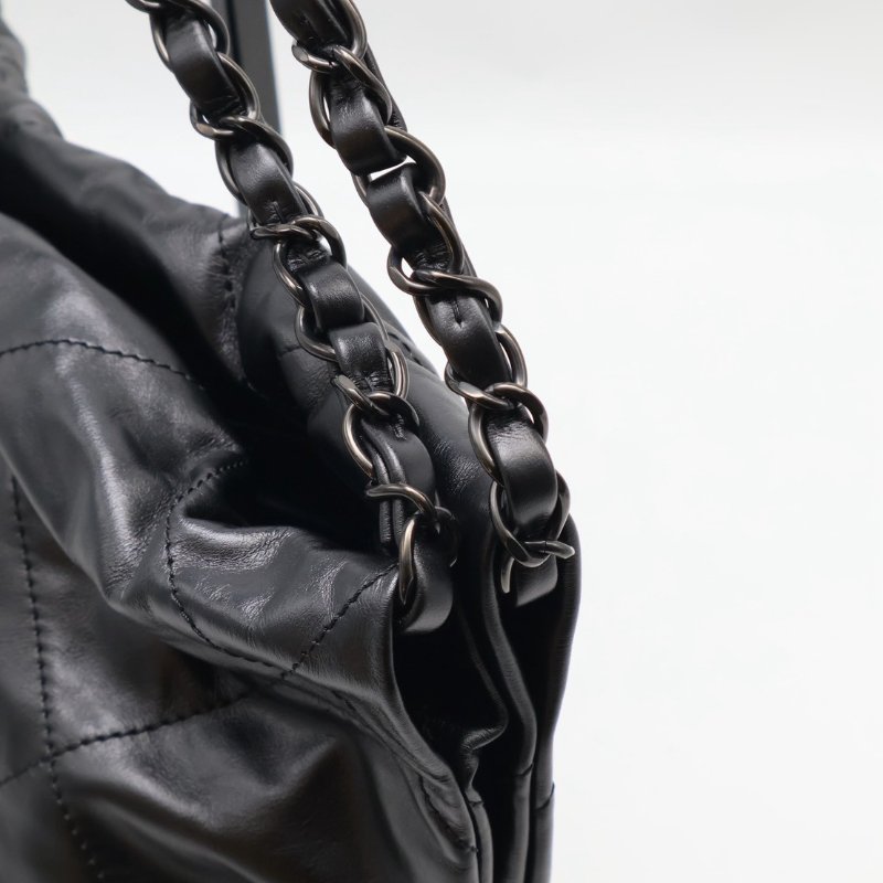 CHANEL 22 Bag - 小號so black-6