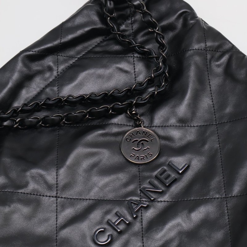 CHANEL 22 Bag - 小號so black-17