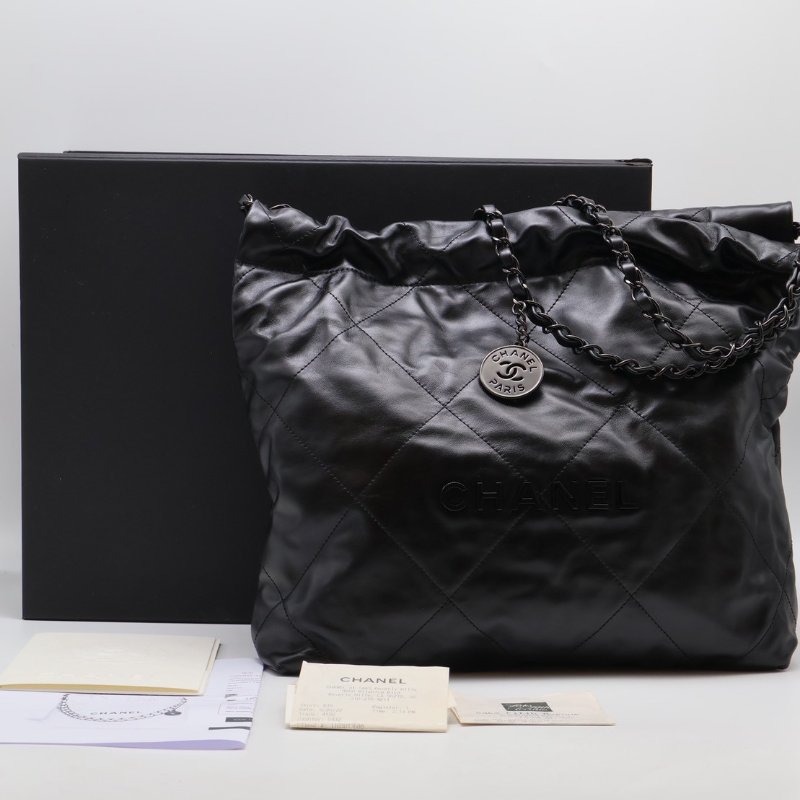 CHANEL 22 Bag - 小號so black-24