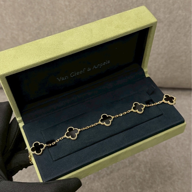 VCA黑瑪瑙五花手鍊-1