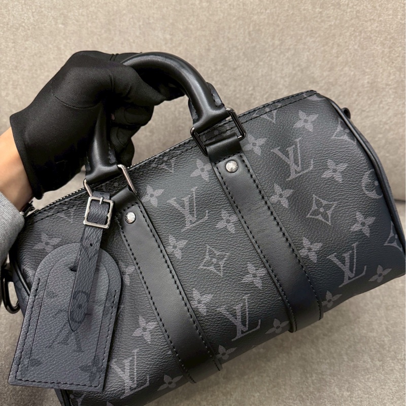 LV KEEPALL25黑老花-1