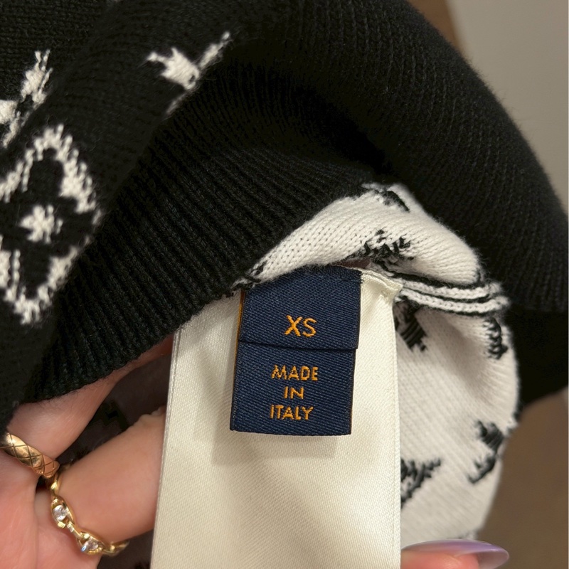 LV 黑色漸變棉質衛衣-4