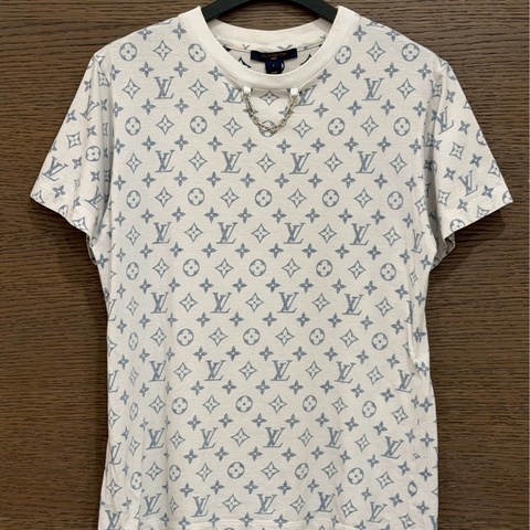 LV白色老花短袖