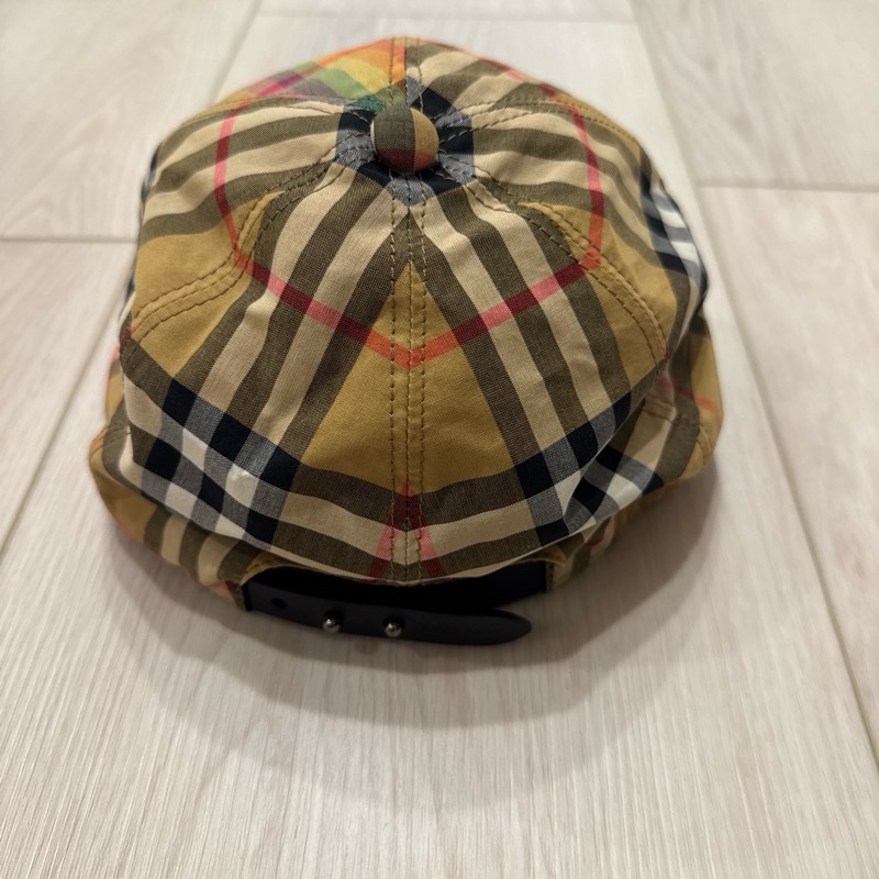 Burberry彩虹條紋 經典帽款 M號-2