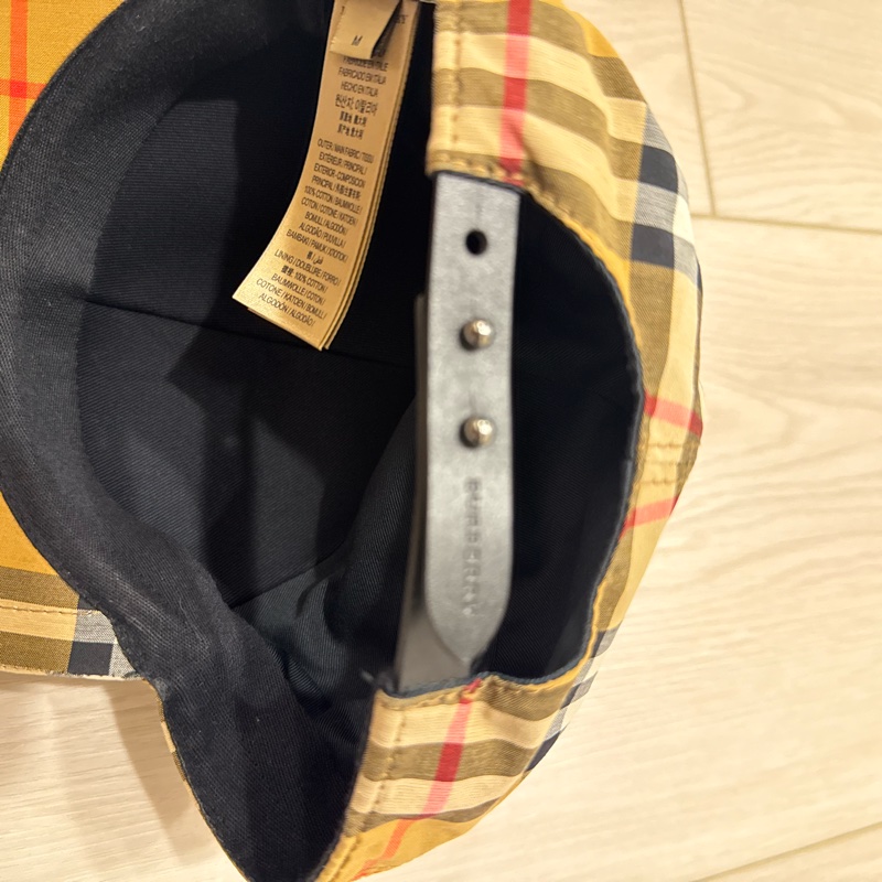 Burberry彩虹條紋 經典帽款 M號-9