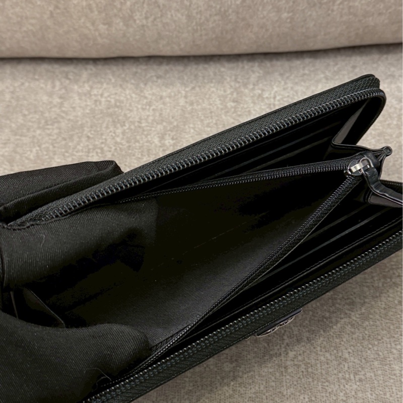 香奈兒荔枝皮BOY長夾-5