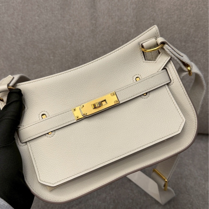 愛馬仕mini吉普賽冰川白-1