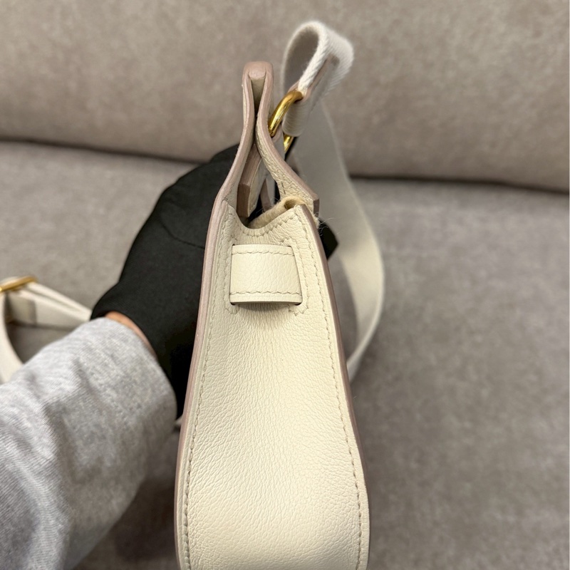 愛馬仕mini吉普賽冰川白-2