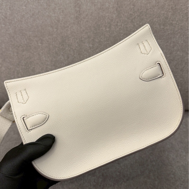 愛馬仕mini吉普賽冰川白-4