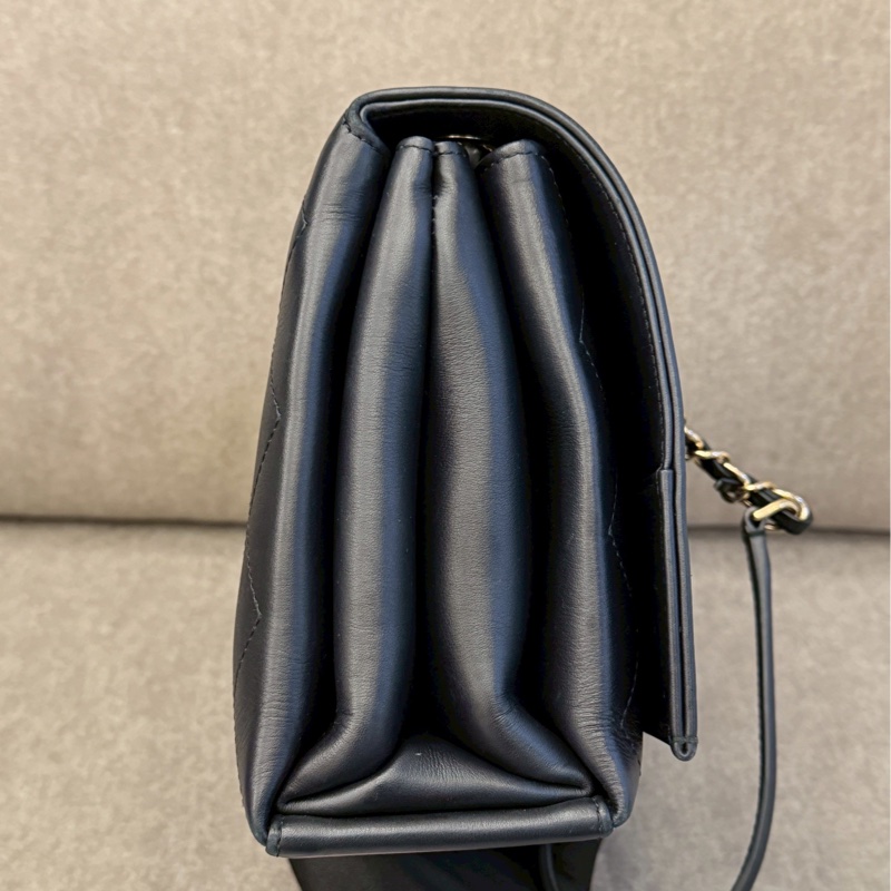 香奈兒黑色風琴包-2