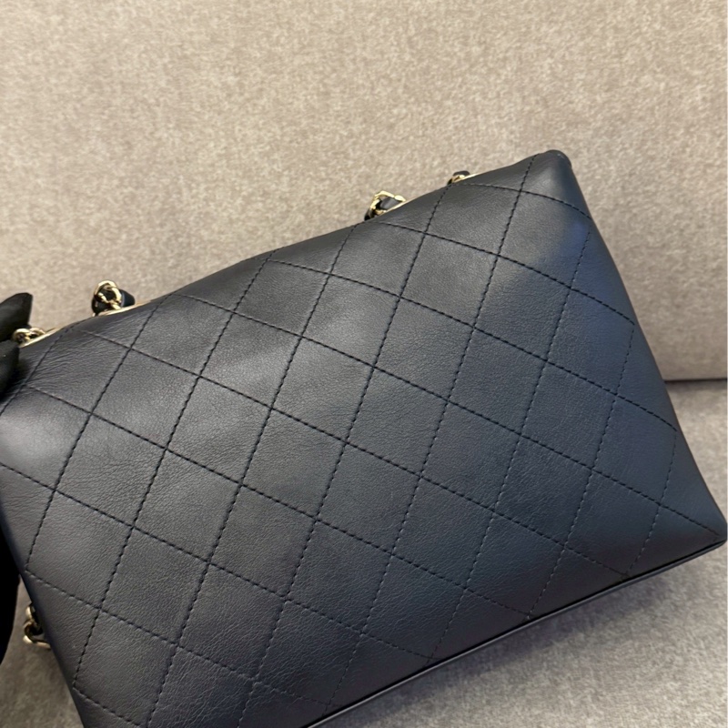 香奈兒黑色風琴包-3