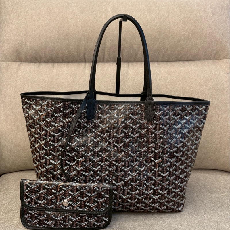 GOYARD黑色購物包pm-0