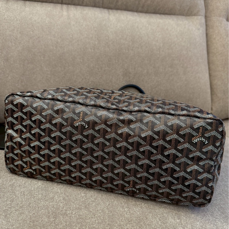 GOYARD黑色購物包pm-3