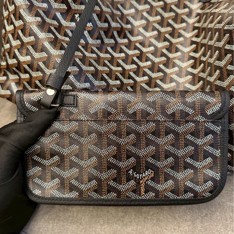 GOYARD黑色購物包pm-6