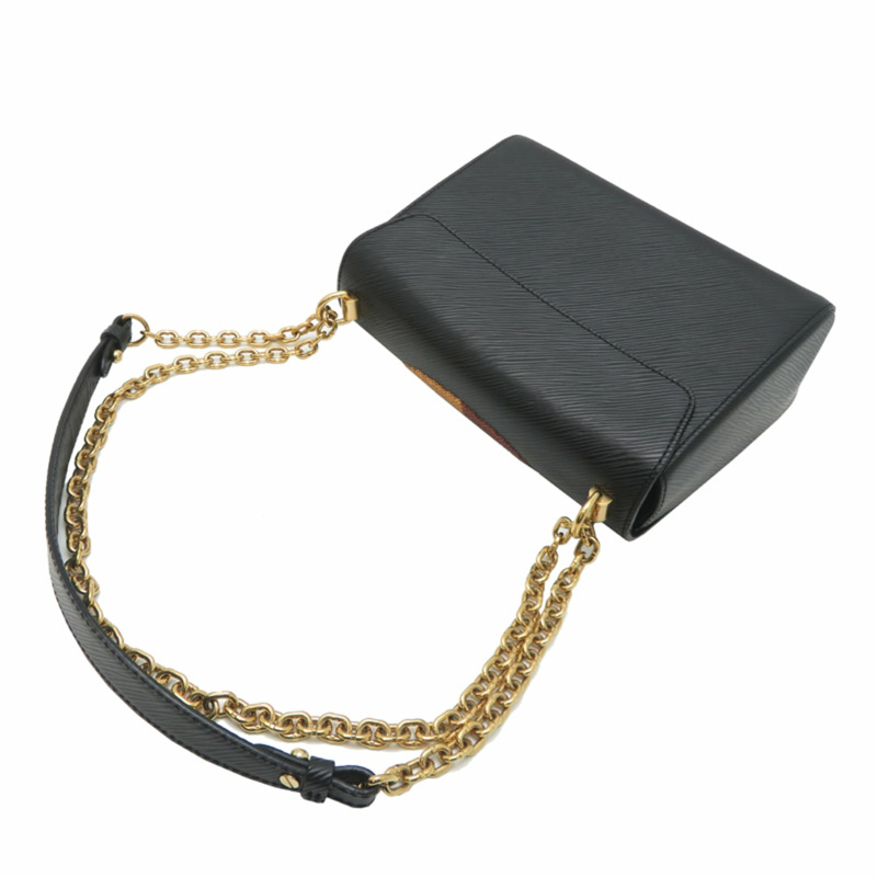 路易威登 Twist MM 貓頭鷹女士單肩包 M41867(已停產)Epi 皮革,黑色-3