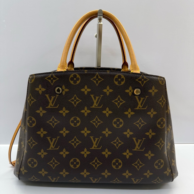 LOUIS VUITTON  路易威登 老花MONTAIGNE MM 手提肩背2way包 M41056-1