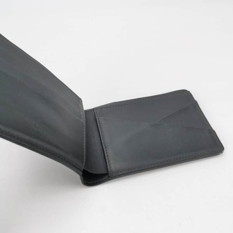 Louis Vuitton(LV)Multiple牛皮棋盤格對折錢包-5