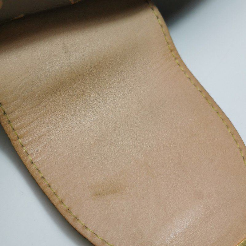 Louis Vuitton (LV)Stresa植鞣革拼色棋盤格扣環包肩包-8