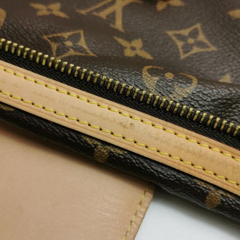 Louis Vuitton (LV)Stresa植鞣革拼色棋盤格扣環包肩包-18