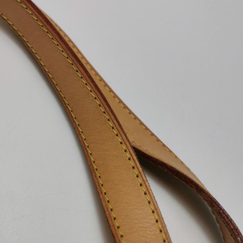 Louis Vuitton (LV)Stresa植鞣革拼色棋盤格扣環包肩包-20