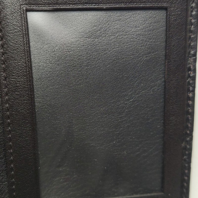 Gucci牛皮純色雙G壓花老花皮夾-9