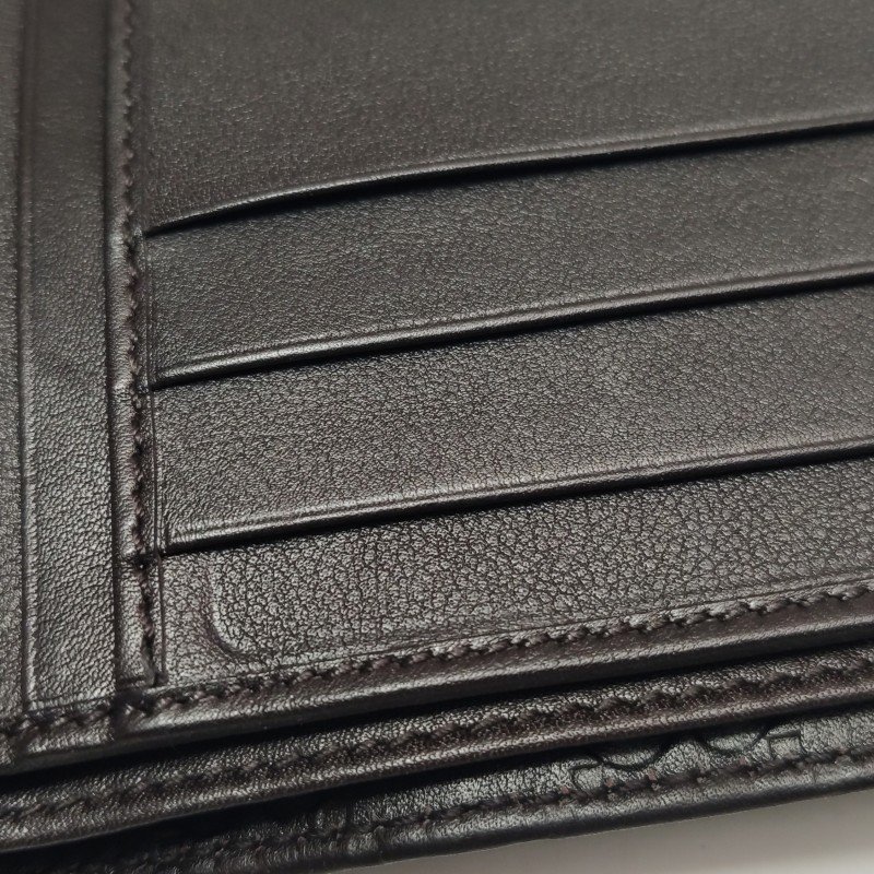 Gucci牛皮純色雙G壓花老花皮夾-12