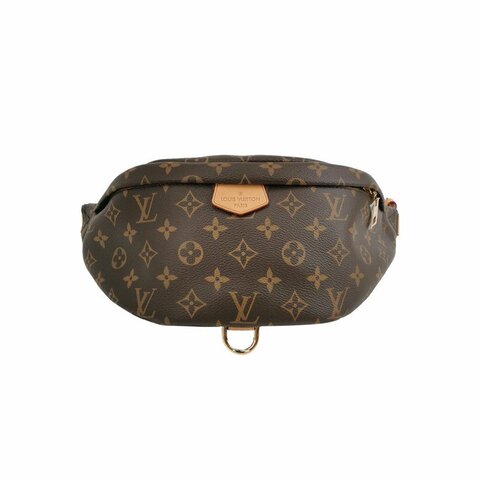Louis Vuitton(LV)Bumbag植鞣老花Logo標誌腰包胸包晶片款