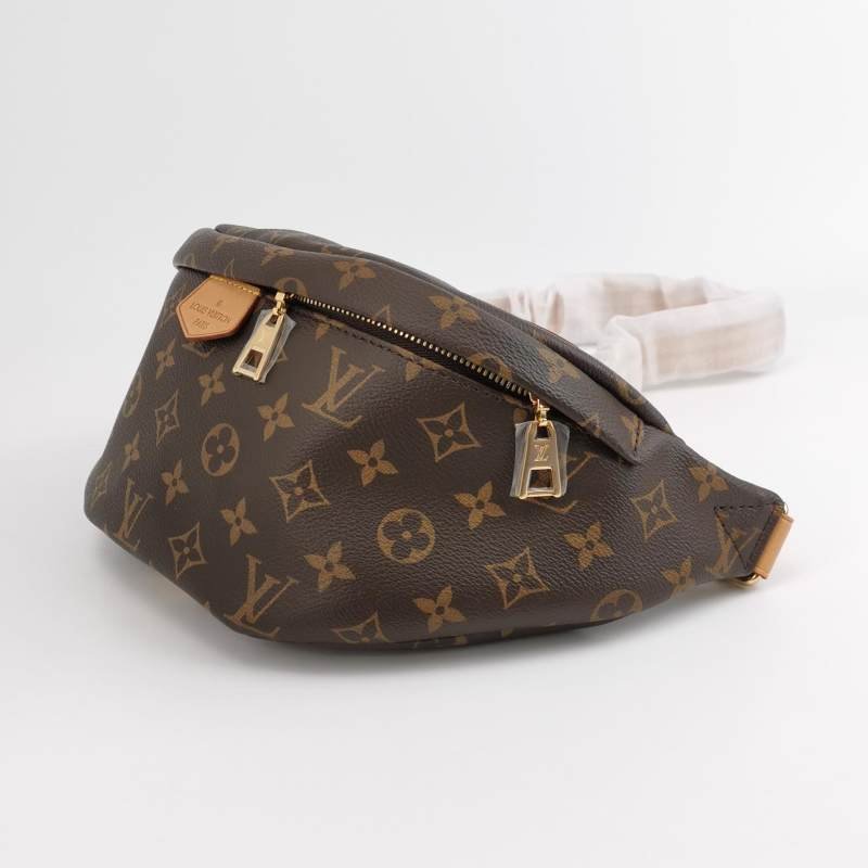 Louis Vuitton(LV)Bumbag植鞣老花Logo標誌腰包胸包晶片款-2