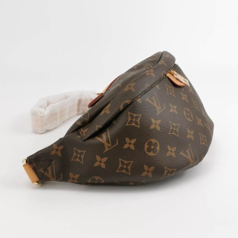 Louis Vuitton(LV)Bumbag植鞣老花Logo標誌腰包胸包晶片款-3