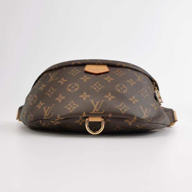 Louis Vuitton(LV)Bumbag植鞣老花Logo標誌腰包胸包晶片款-5
