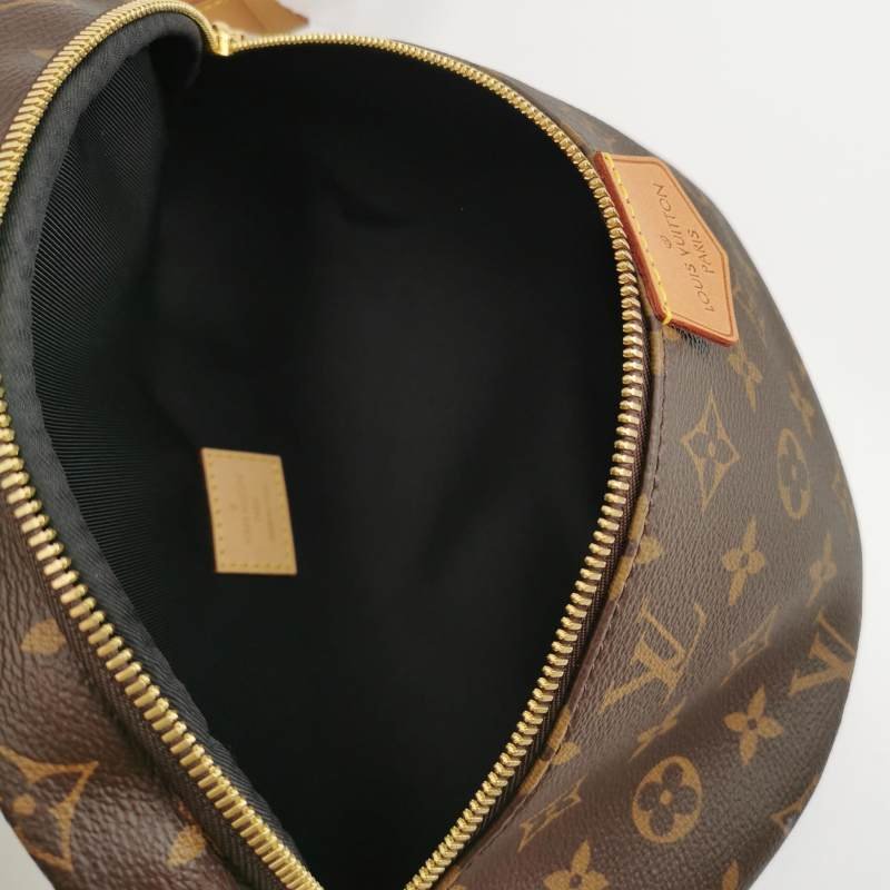 Louis Vuitton(LV)Bumbag植鞣老花Logo標誌腰包胸包晶片款-6