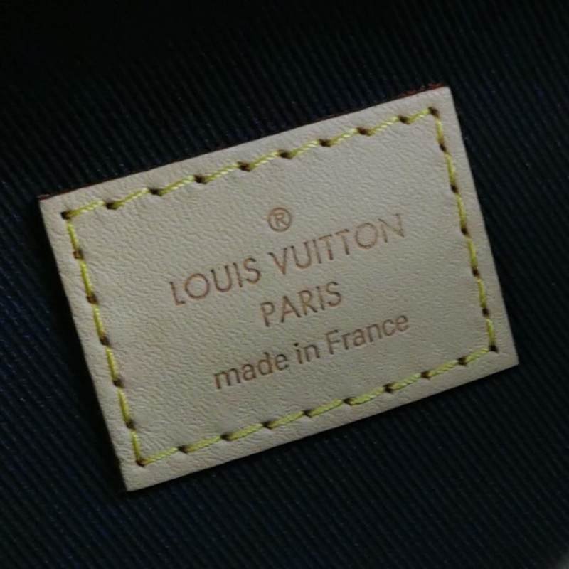 Louis Vuitton(LV)Bumbag植鞣老花Logo標誌腰包胸包晶片款-7