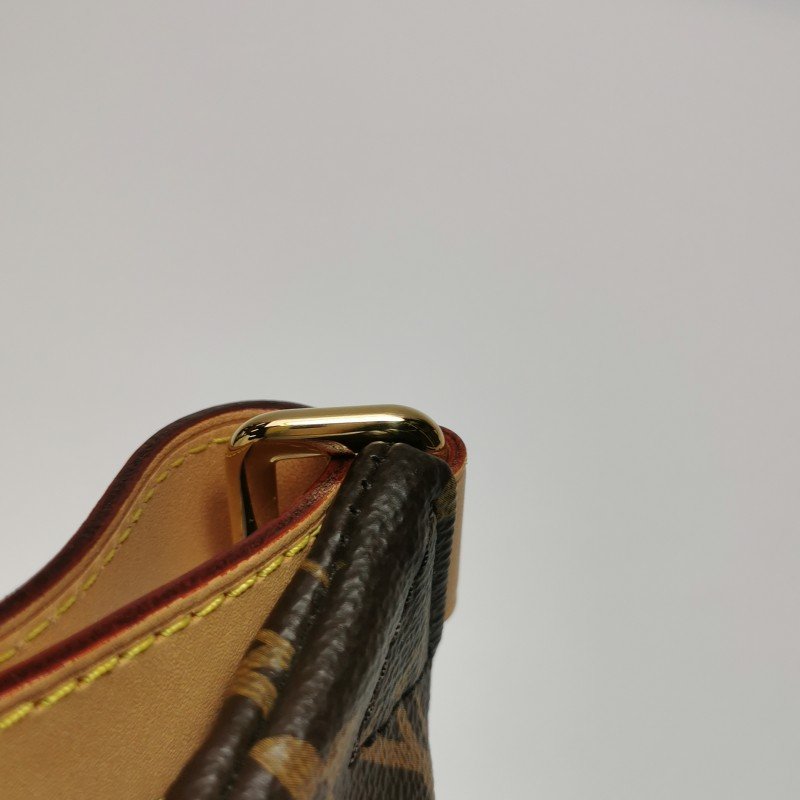 Louis Vuitton(LV)Bumbag植鞣老花Logo標誌腰包胸包晶片款-10