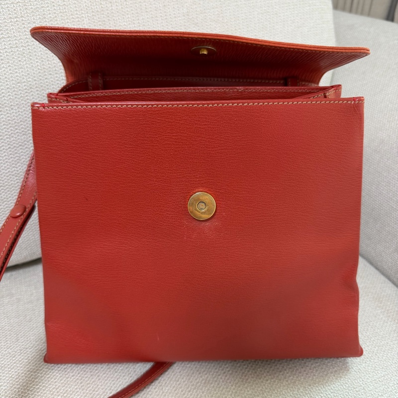 LOEWE蛇骨包 手把皮革 真皮 手提包-6