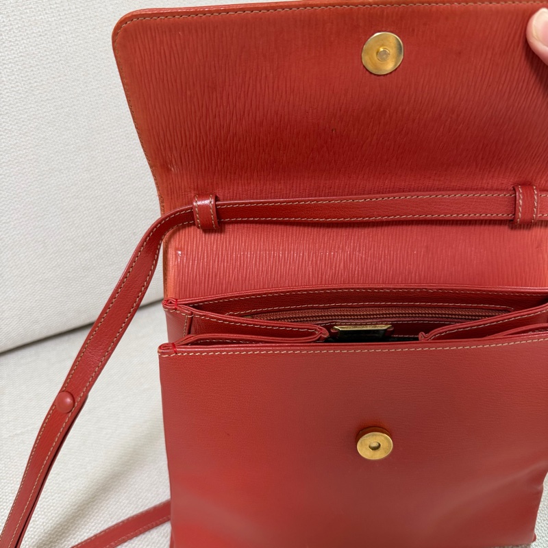 LOEWE蛇骨包 手把皮革 真皮 手提包-8